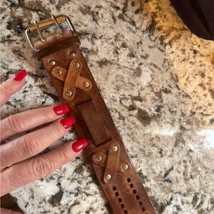 Leather bracelet unisex